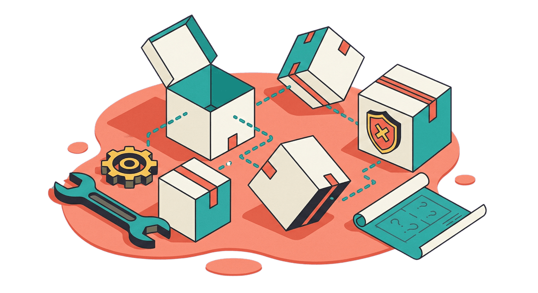 Scattered prototypes and disconnected builds